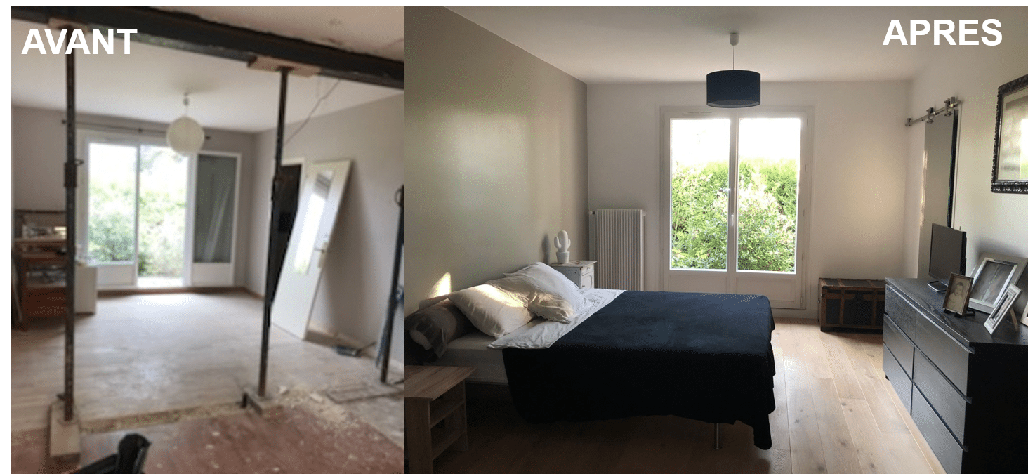 Nos chantiers rénovation et décoration en photos "avant / après"