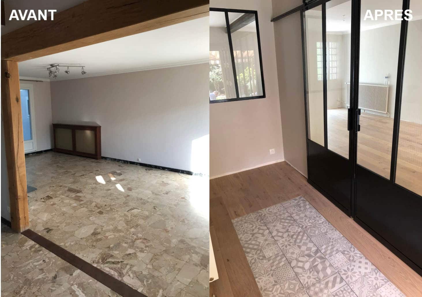 Nos chantiers rénovation et décoration en photos "avant / après"