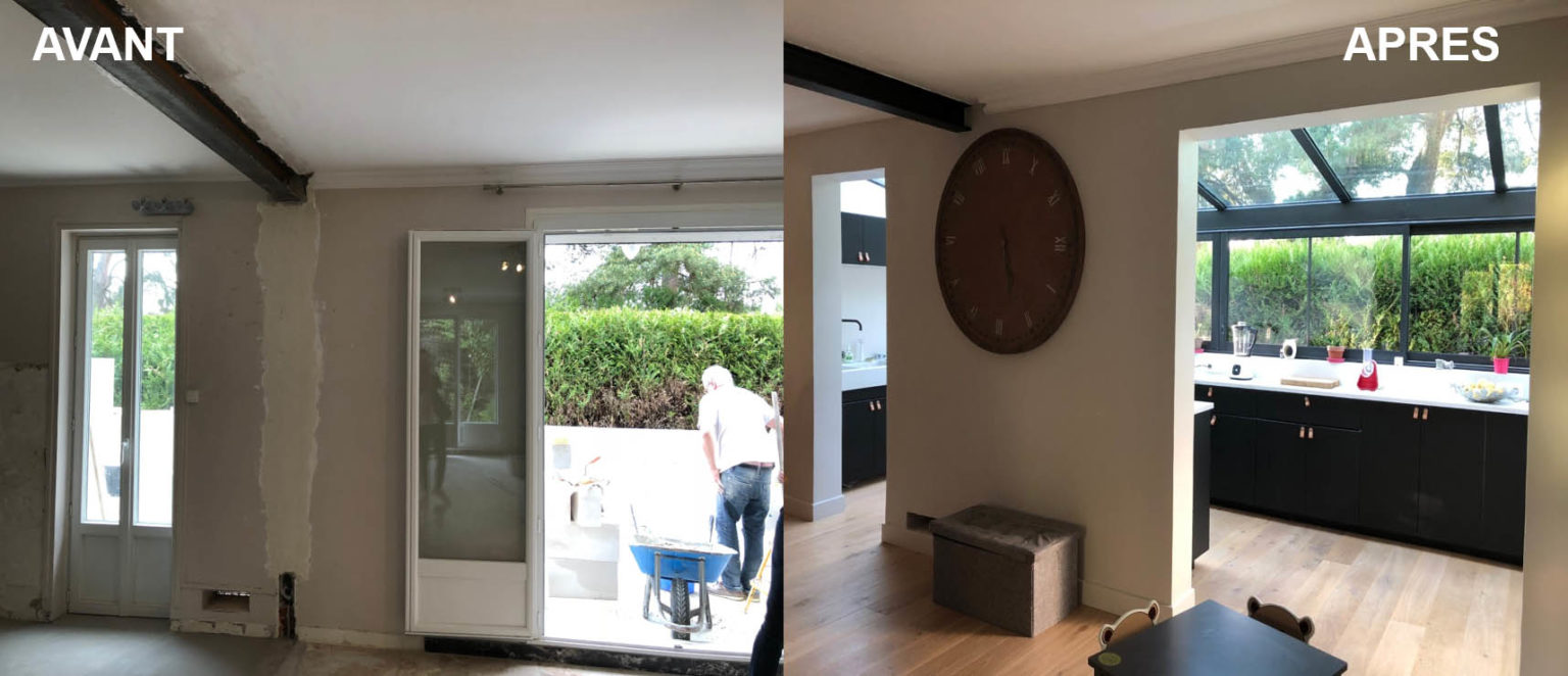 Nos chantiers rénovation et décoration en photos "avant / après"