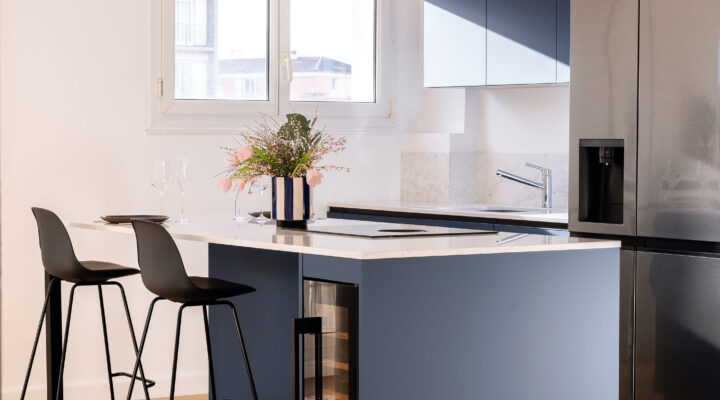 renovation interieur appartement cuisine Saint Germain en laye