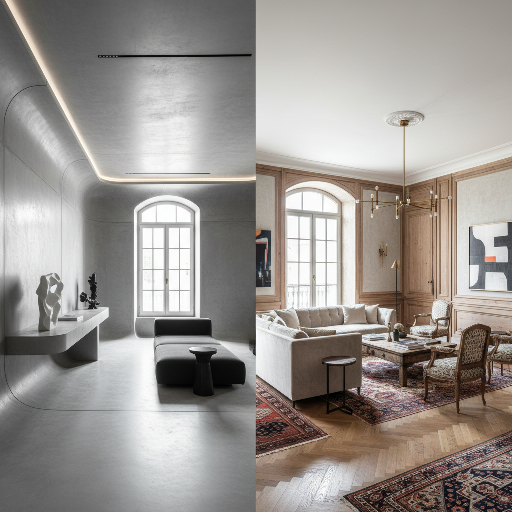 Rénovation monolithique vs Mélange de styles : valorisation immobilière 78