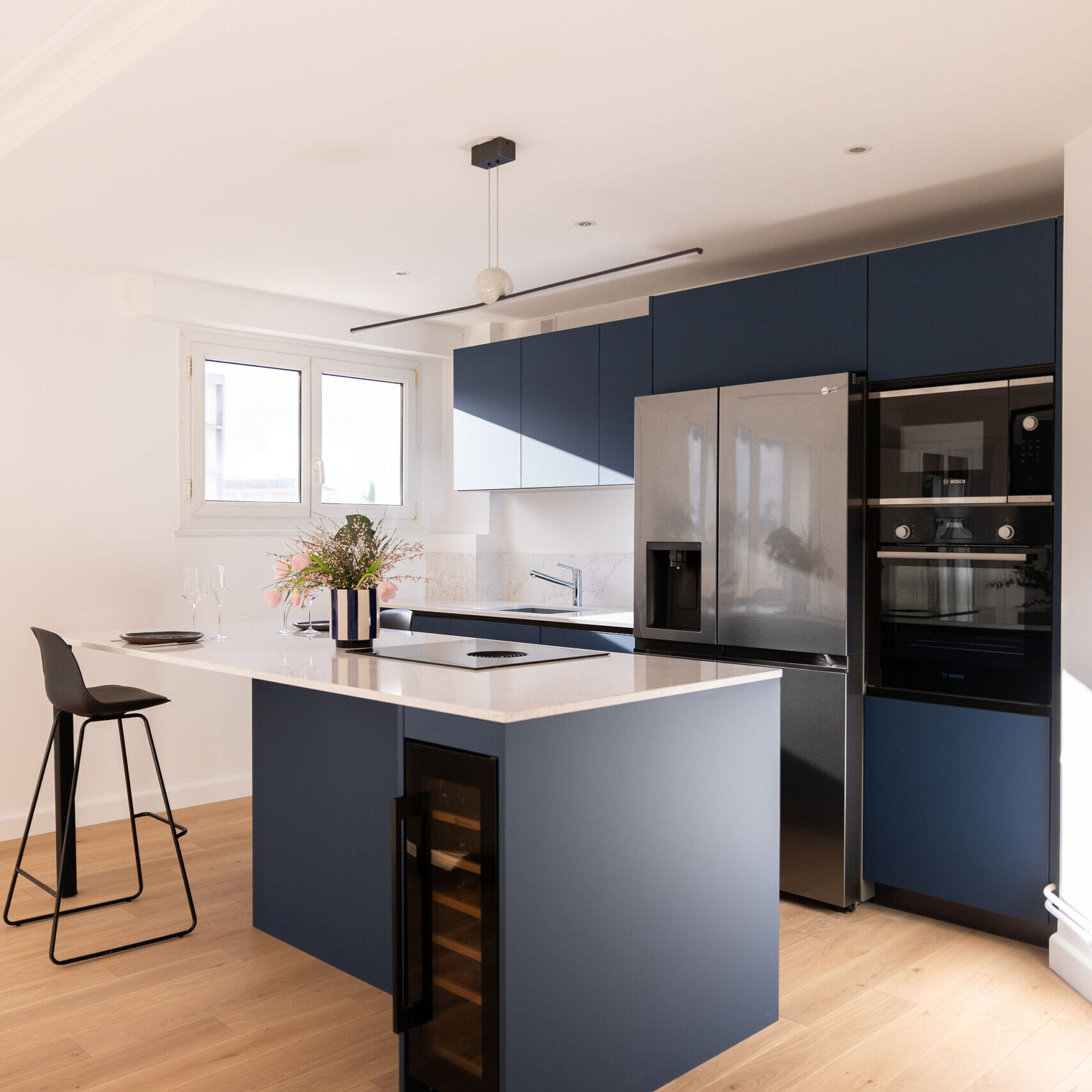 renovation interieur cuisine appartement Saint Germain en laye
