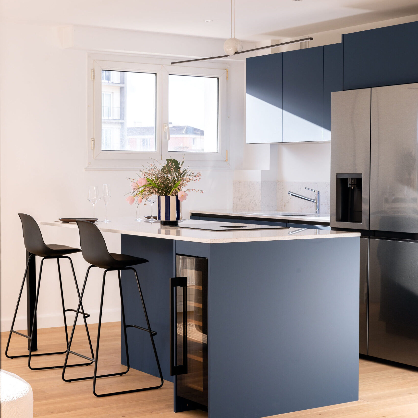 renovation interieur appartement cuisine Saint Germain en laye